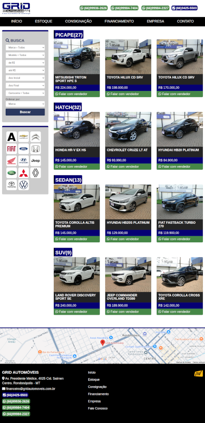Site Grid Automóveis MT